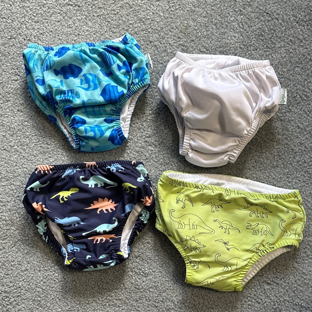 Reusable swim diapers - set of 4
